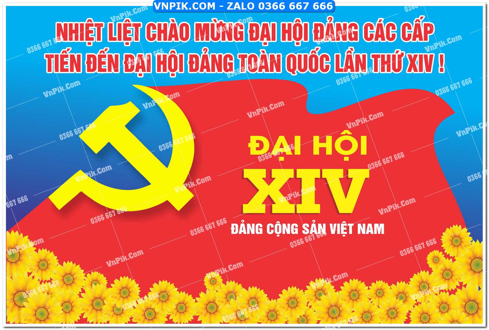 Pano chào mừng đại hội đảng file corel cdr (20)
