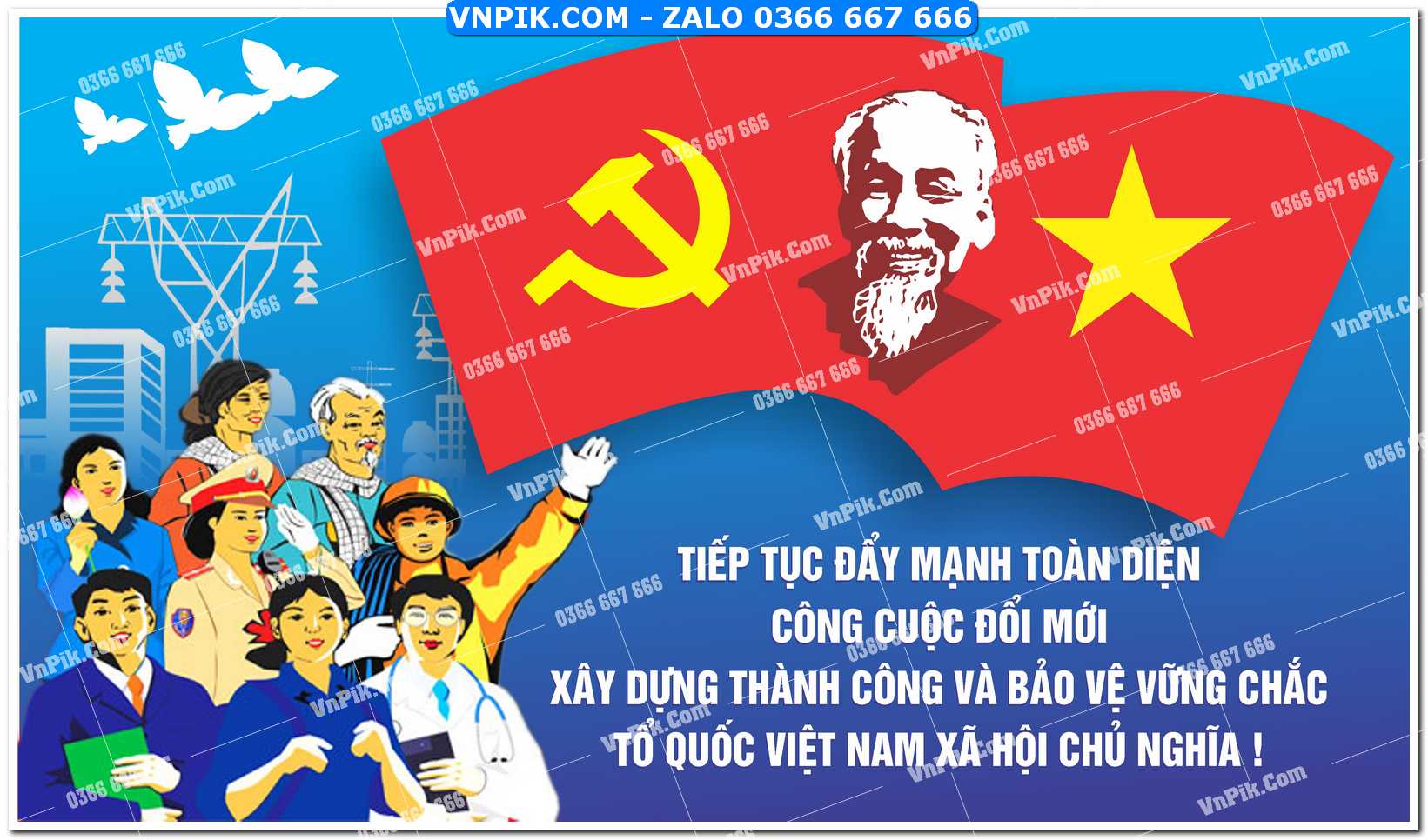 Pano chào mừng đại hội đảng file corel cdr (21)
