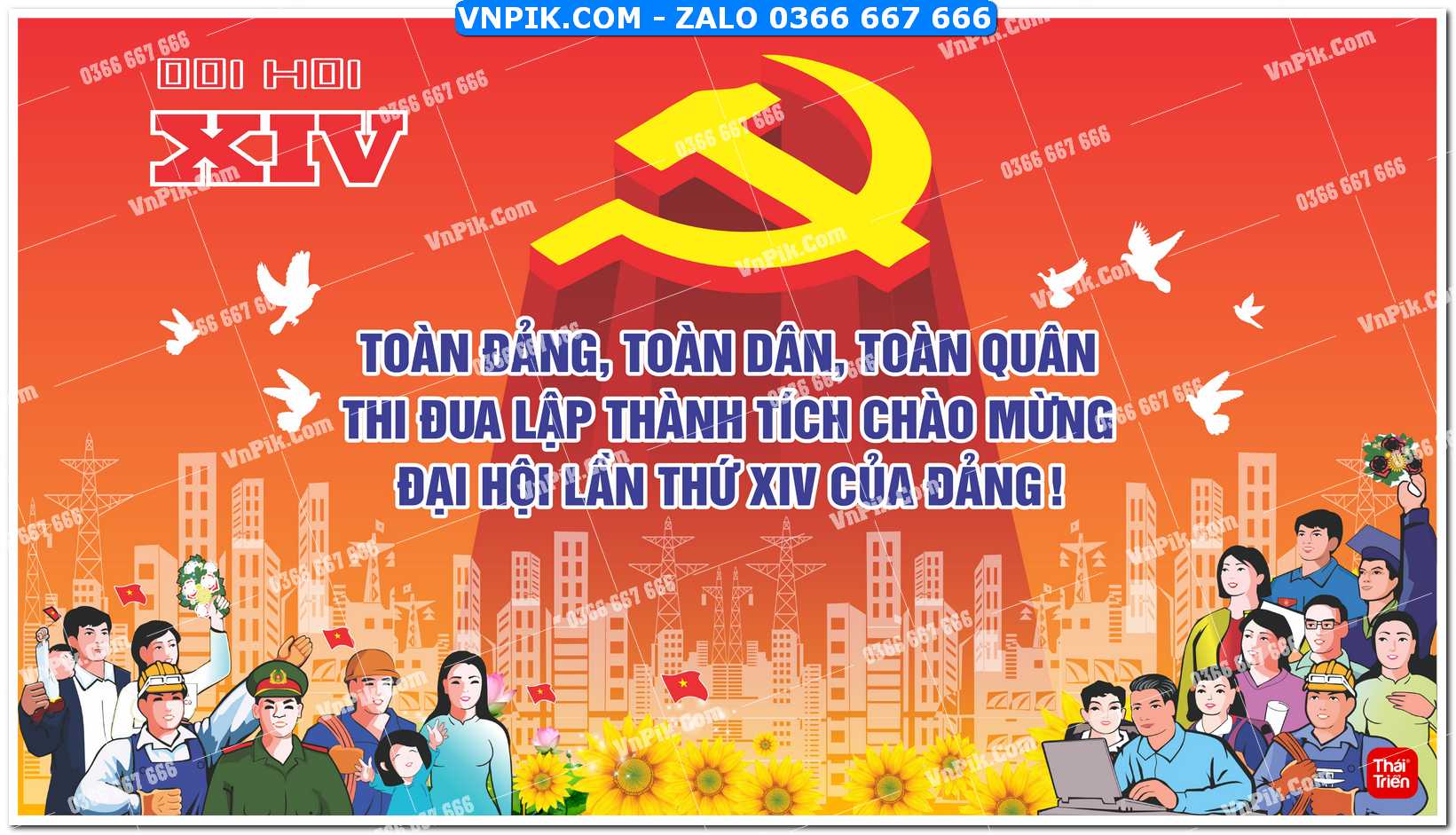 Pano chào mừng đại hội đảng file corel cdr (27)