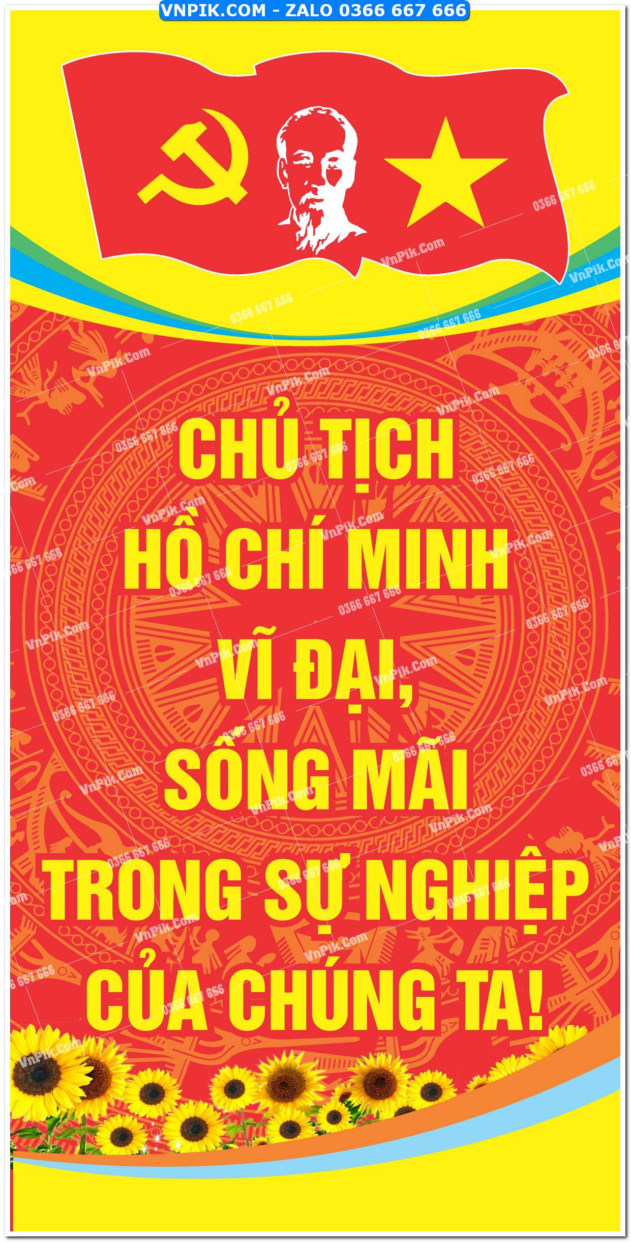 Pano chào mừng đại hội đảng file corel cdr (3)