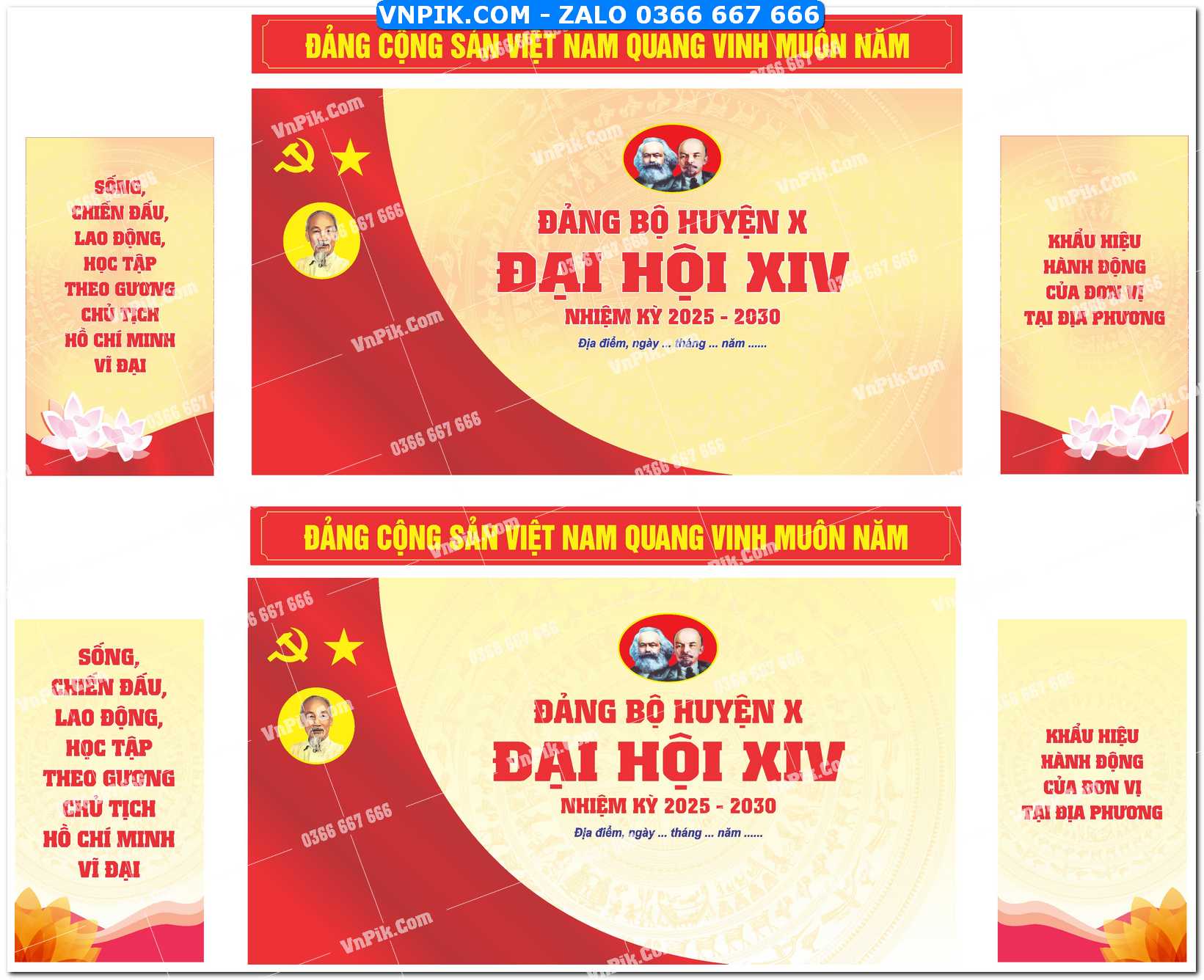 Pano chào mừng đại hội đảng file corel cdr (31)