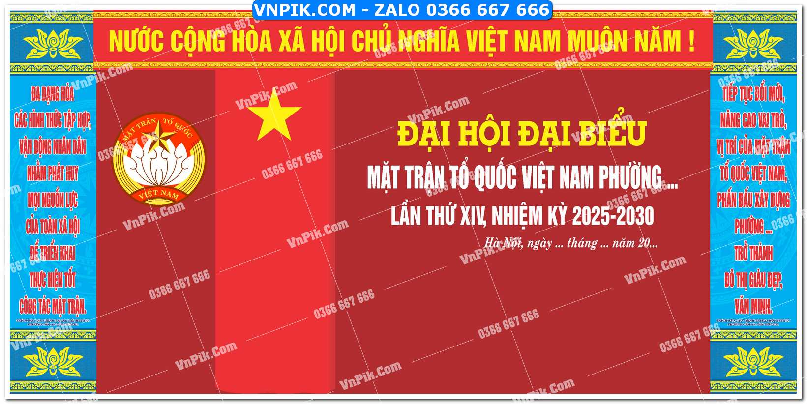 Pano chào mừng đại hội đảng file corel cdr (33)