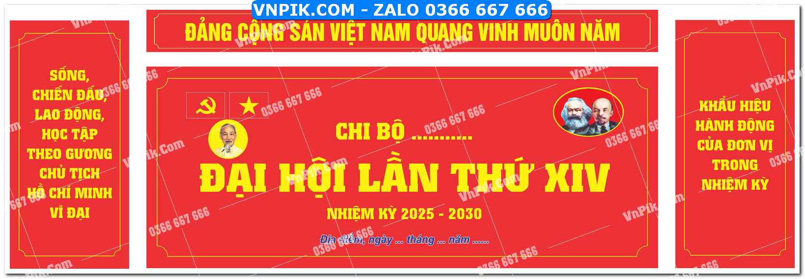 Pano chào mừng đại hội đảng file corel cdr (34)