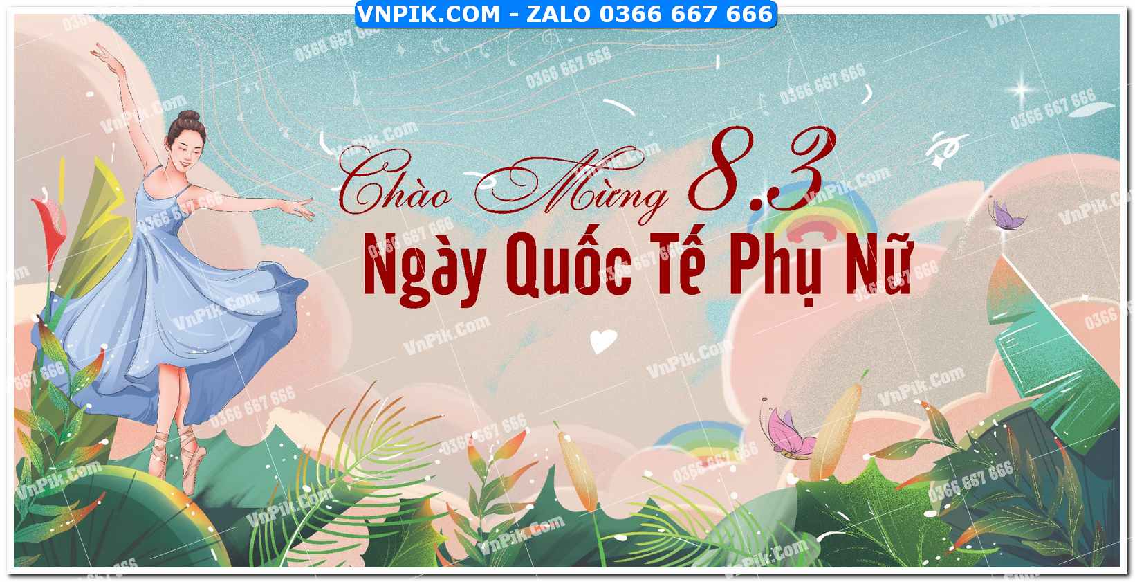 Phông nền maket chúc mừng ngày quốc tế phụ nữ (3)
