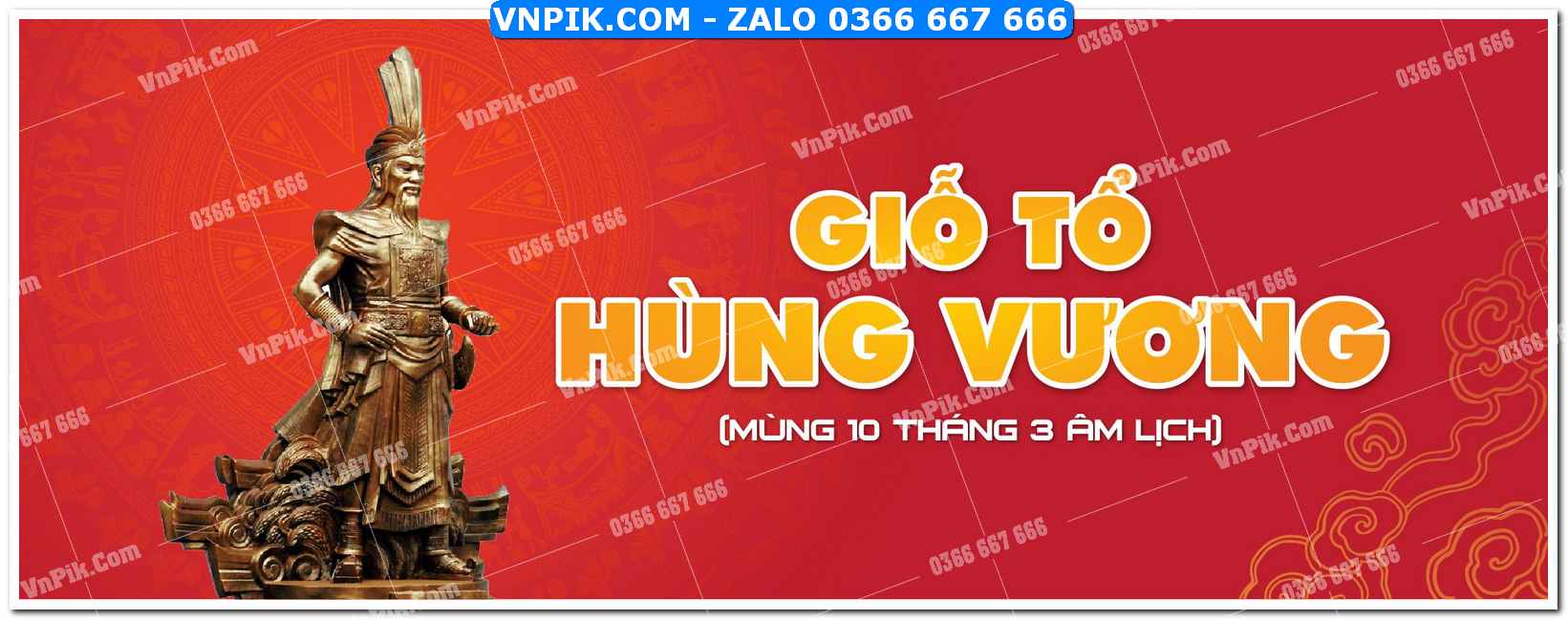 Phông nền maket giỗ tổ hùng vương file thiết kế vector mẫu 1
