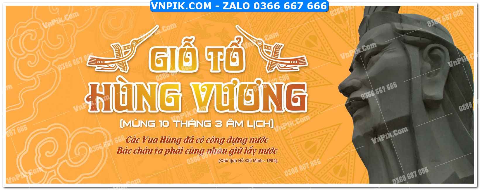 Phông nền maket giỗ tổ hùng vương file thiết kế vector mẫu 2