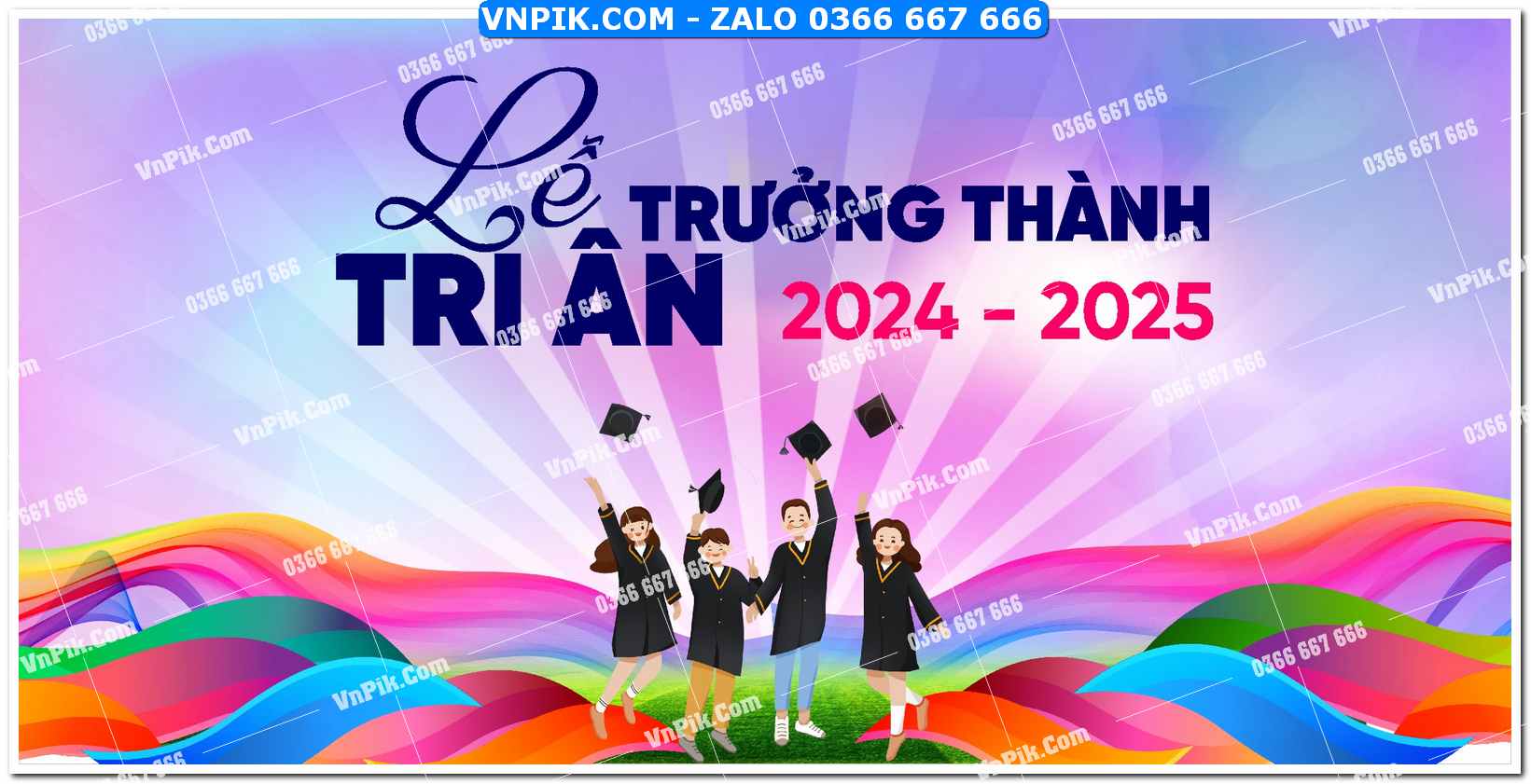 Phông nền tổng kết năm học – tri ân và trưởng thành – lễ tốt nghiệp (10)