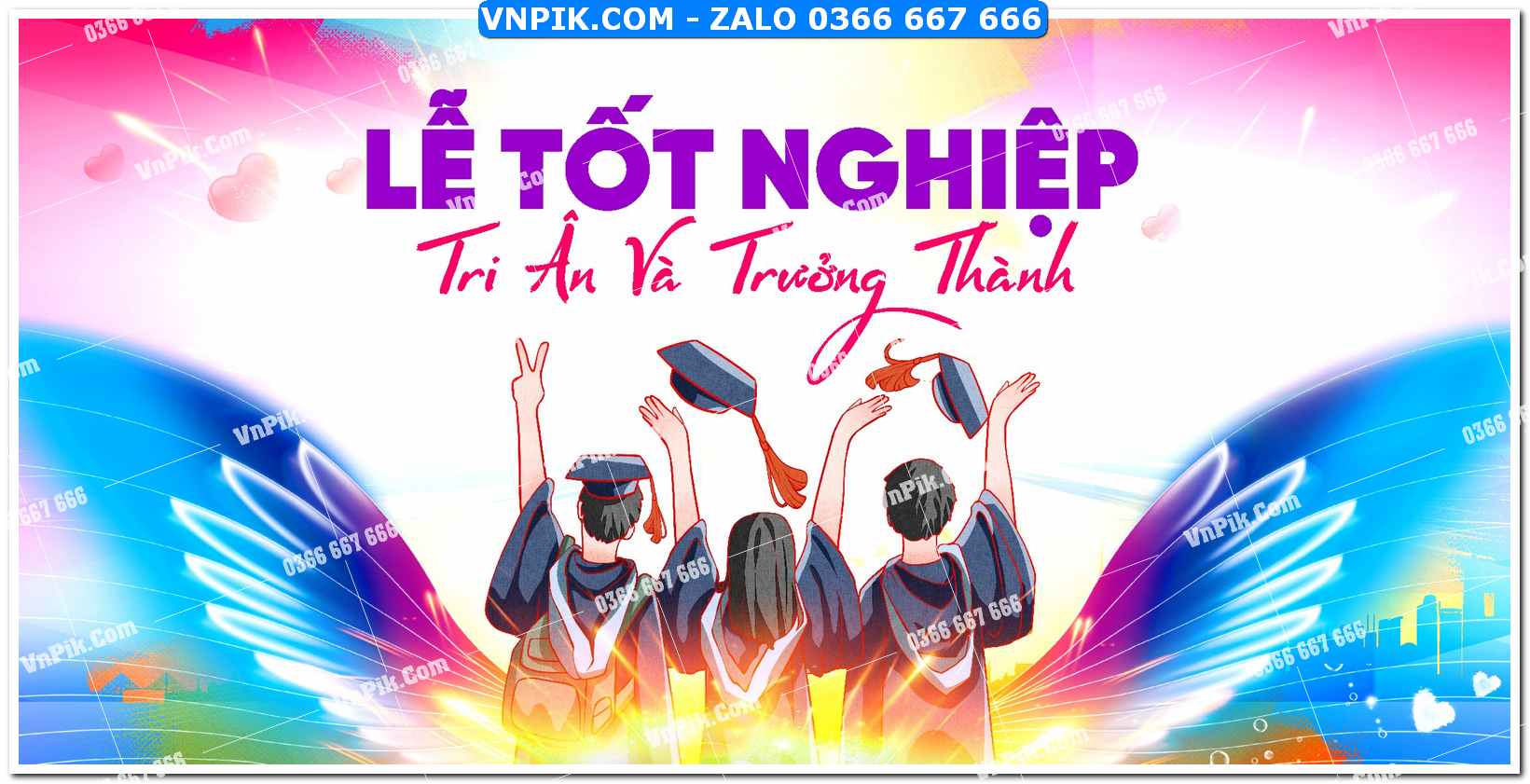 Phông nền tổng kết năm học – tri ân và trưởng thành – lễ tốt nghiệp (4)