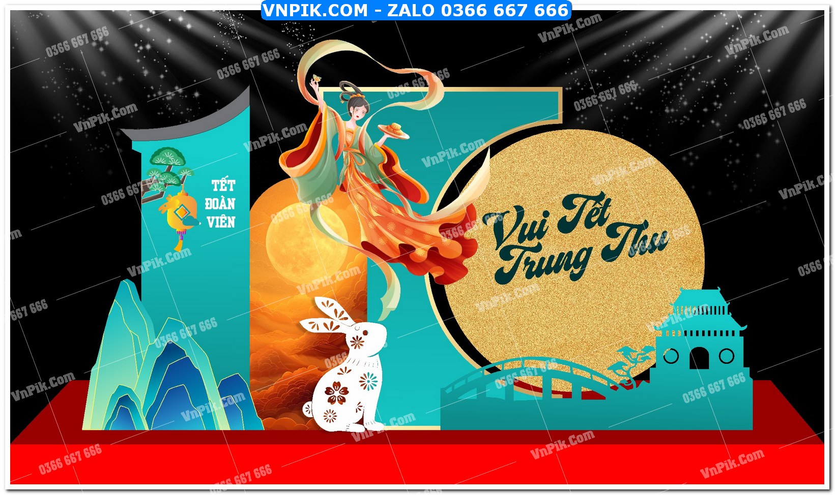 Phông nền trung thu – Vui hội trăng rằm (11)