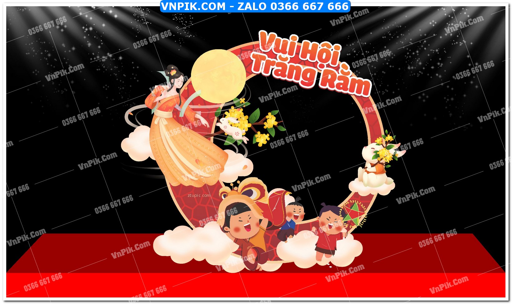 Phông nền trung thu – Vui hội trăng rằm (7)