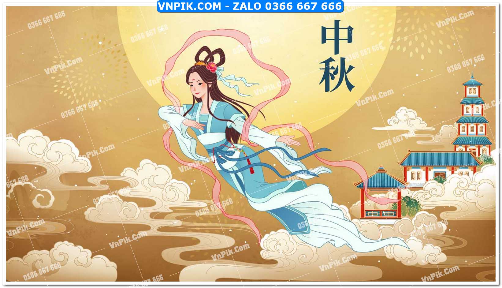 Phông nền trung thu – Vui hội trăng rằm (101)