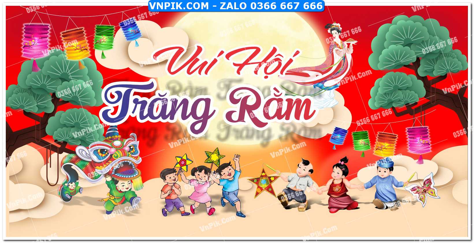 Phông nền trung thu – Vui hội trăng rằm (173)