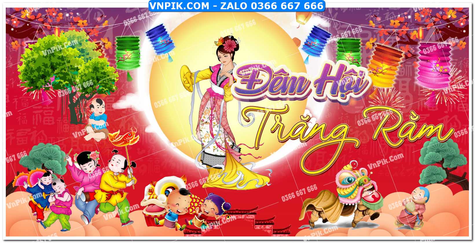 Phông nền trung thu – Vui hội trăng rằm (177)