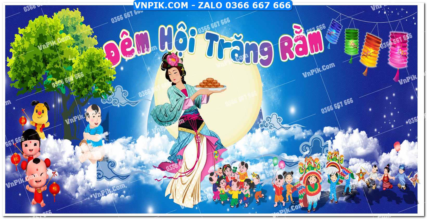 Phông nền trung thu – Vui hội trăng rằm (179)