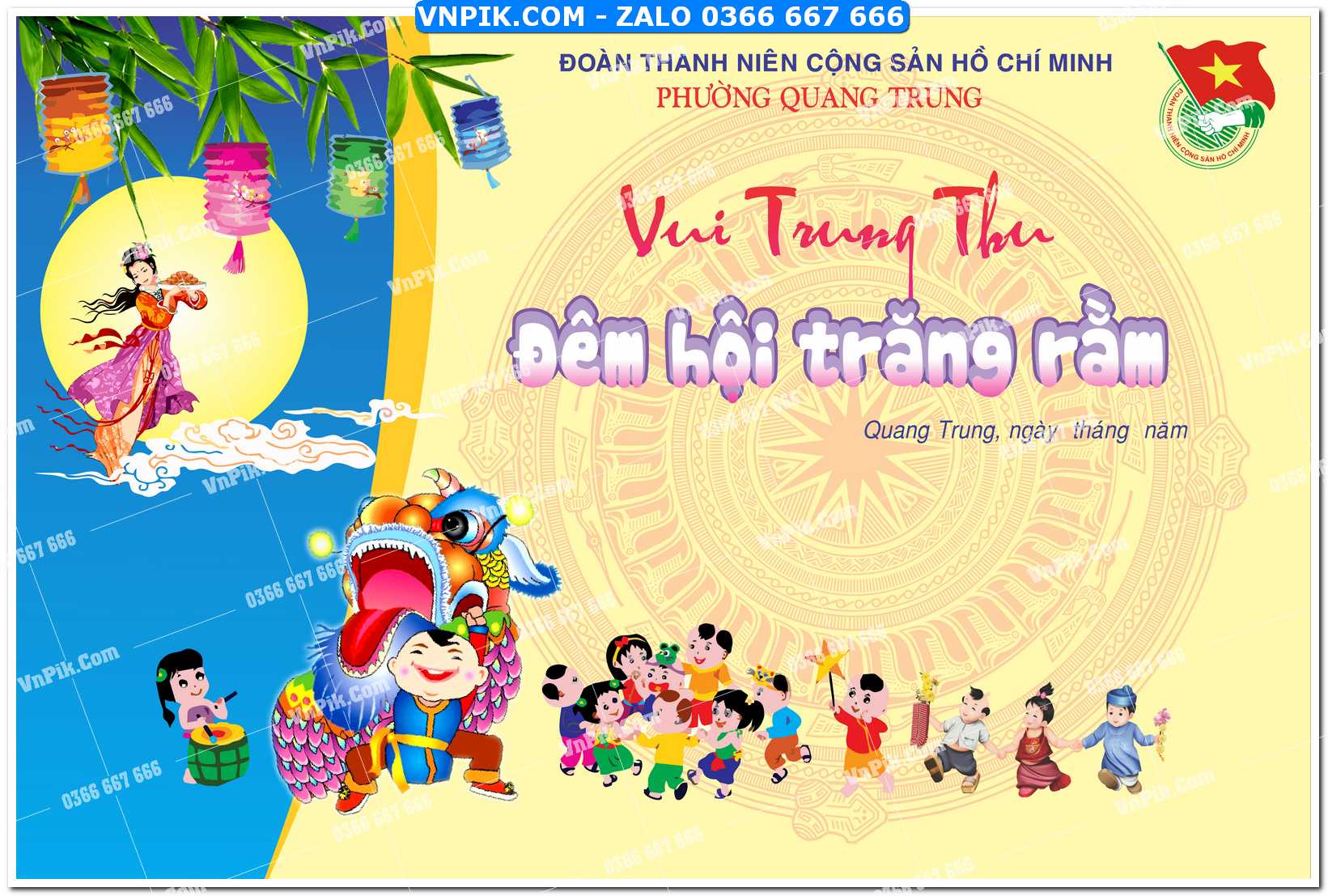 Phông nền trung thu – Vui hội trăng rằm (191)
