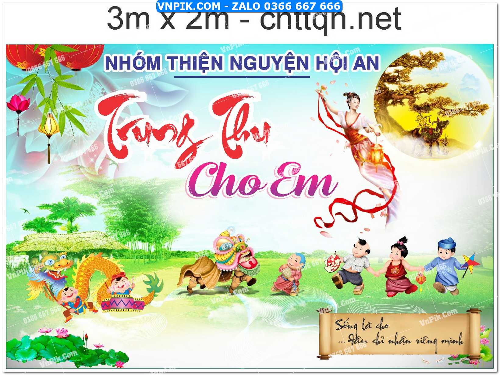 Phông nền trung thu – Vui hội trăng rằm (198)