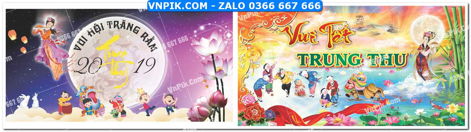 Phông nền trung thu – Vui hội trăng rằm (200)