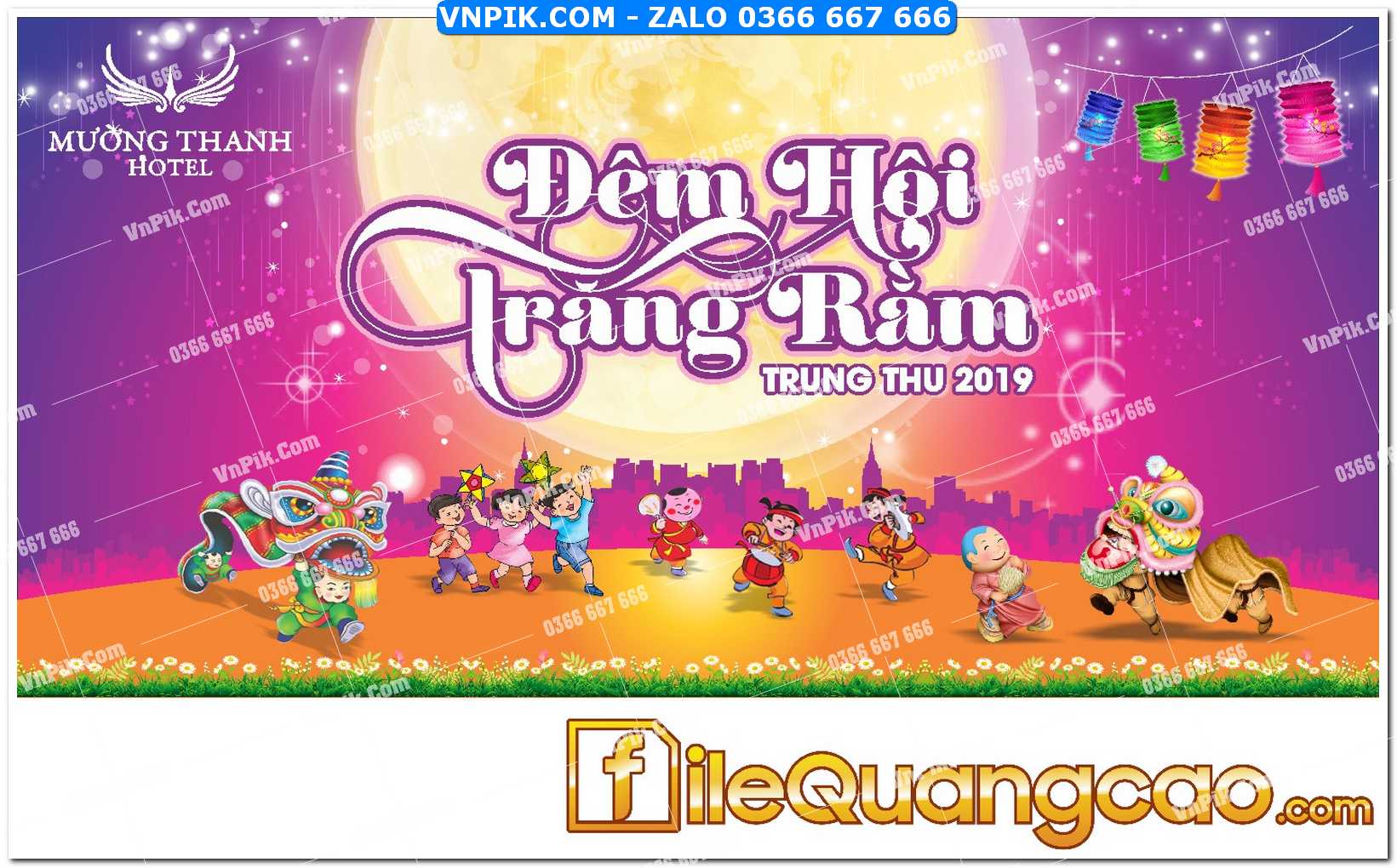 Phông nền trung thu – Vui hội trăng rằm (201)