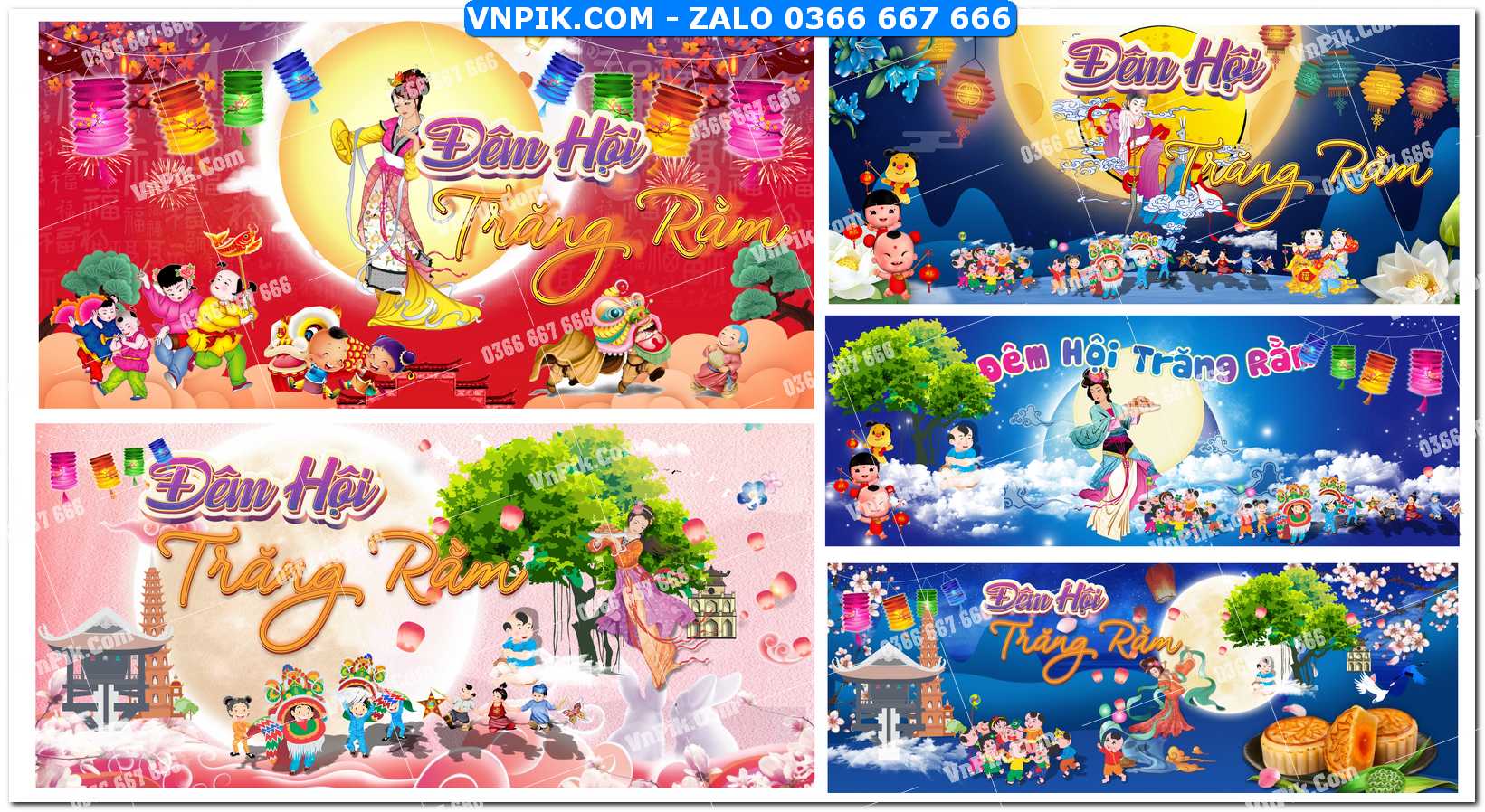 Phông nền trung thu – Vui hội trăng rằm (223)