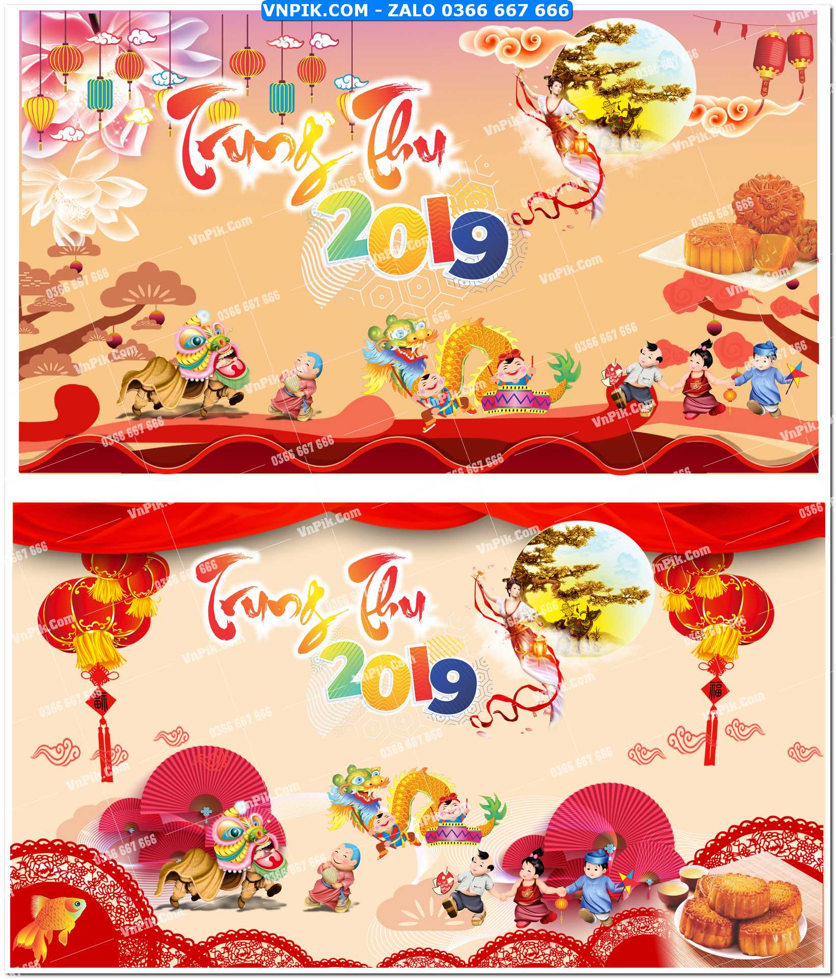 Phông nền trung thu – Vui hội trăng rằm (224)