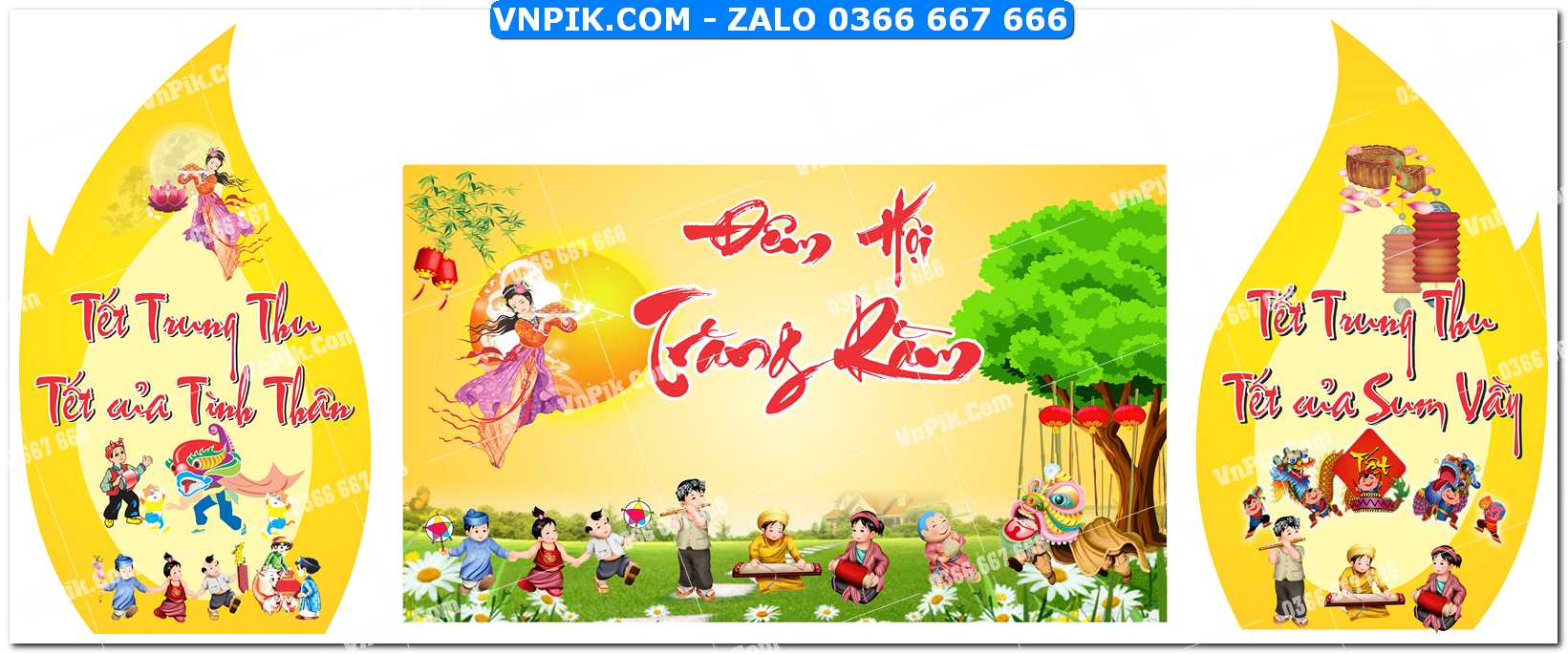 Phông nền trung thu – Vui hội trăng rằm (228)