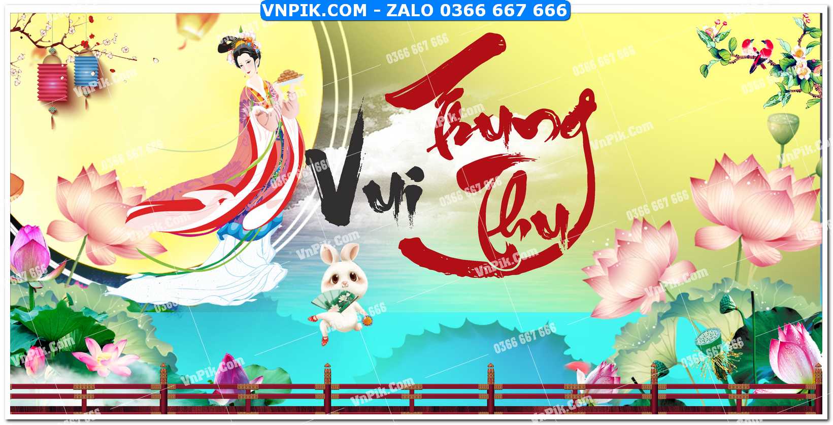 Phông nền trung thu – Vui hội trăng rằm (243)