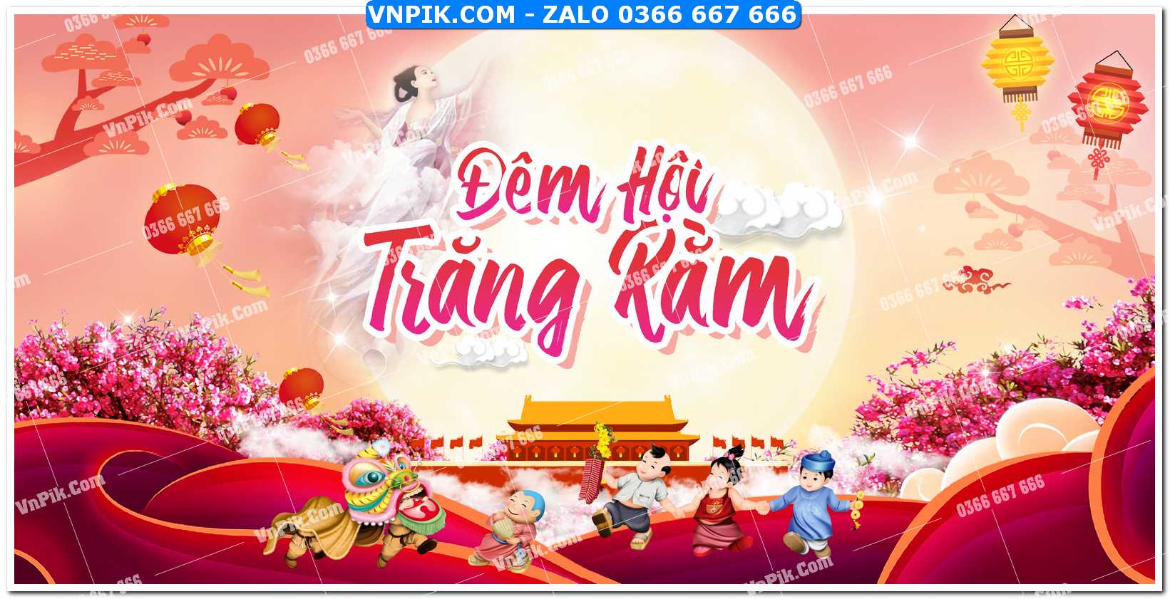 Phông nền trung thu – Vui hội trăng rằm (287)