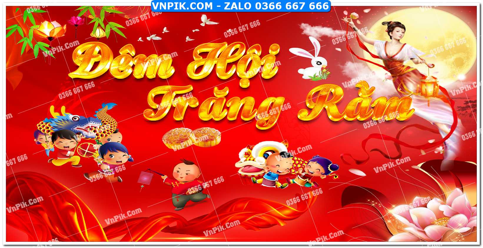 Phông nền trung thu – Vui hội trăng rằm (315)