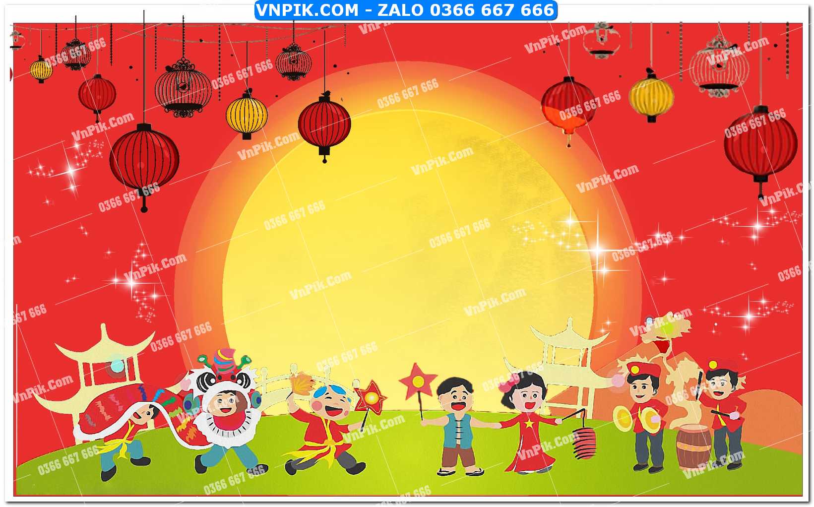 Phông nền trung thu – Vui hội trăng rằm (322)