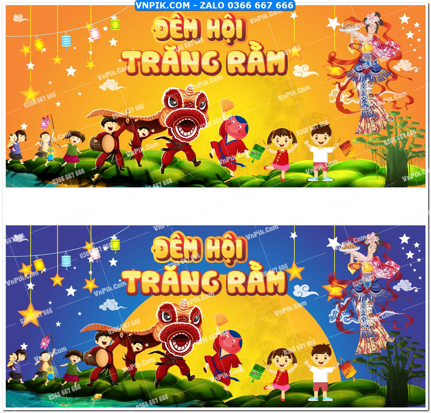 Phông nền trung thu – Vui hội trăng rằm (328)