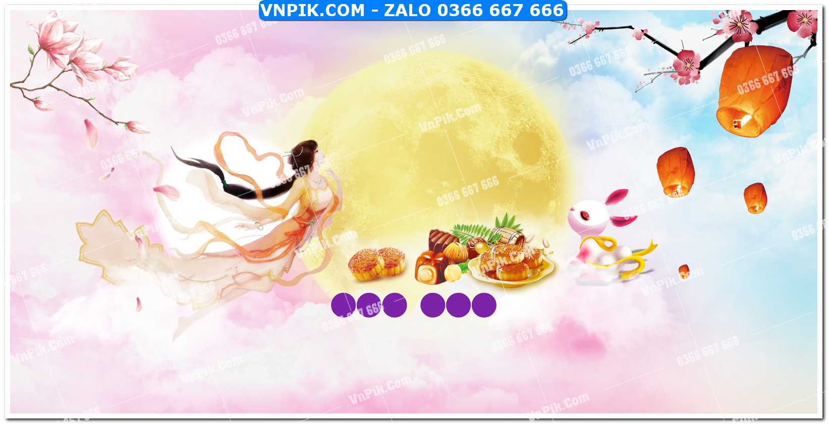 Phông nền trung thu – Vui hội trăng rằm (331)