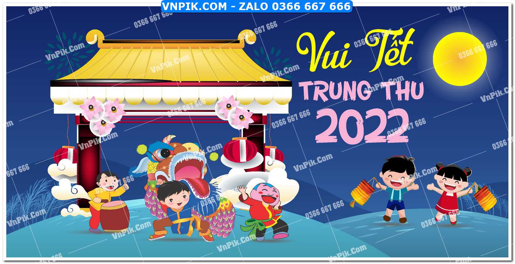 Phông nền trung thu – Vui hội trăng rằm (63)