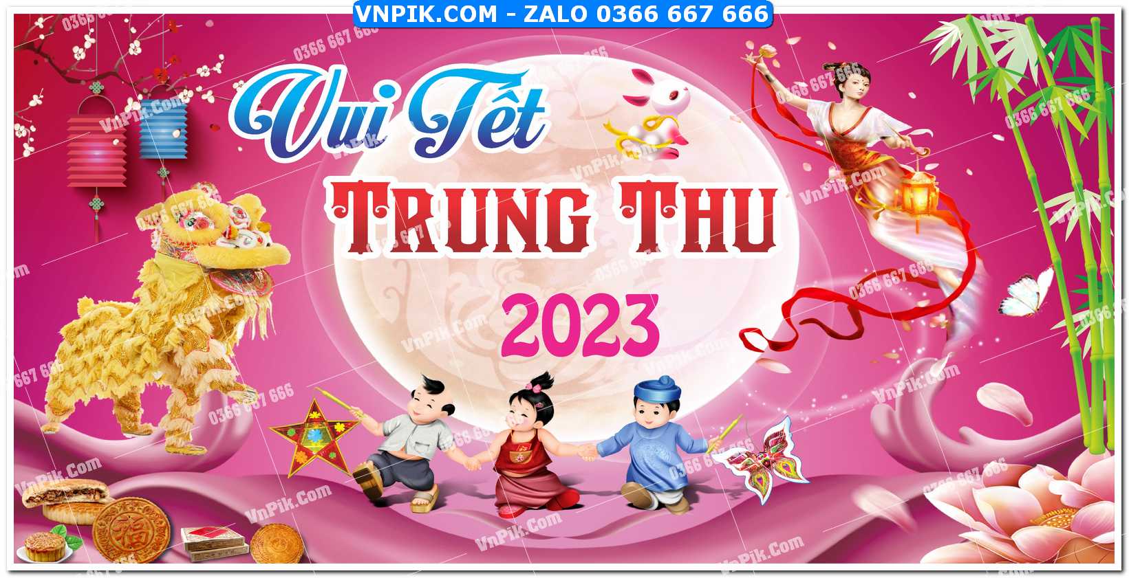 Phông nền trung thu – Vui hội trăng rằm (83)