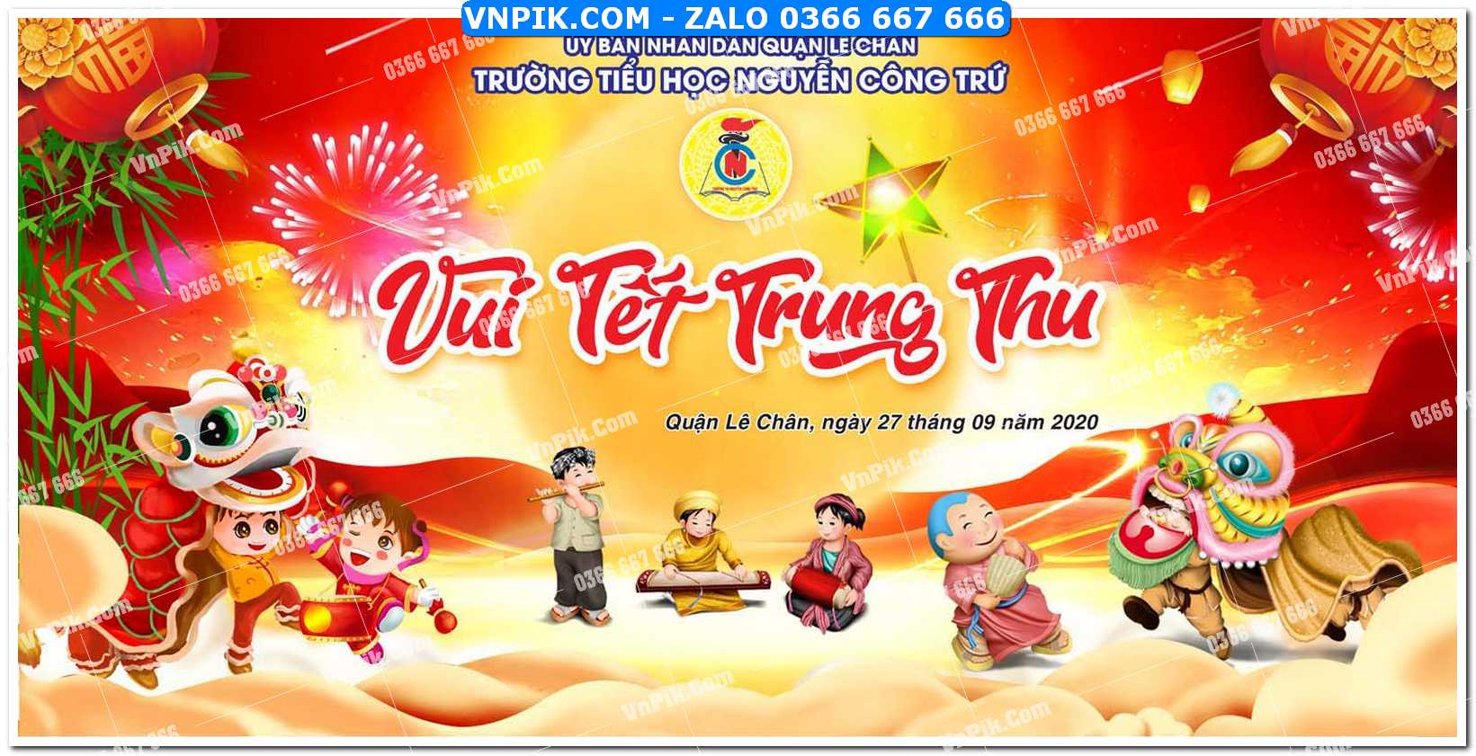 Phông nền trung thu – Vui hội trăng rằm file vector PSD (432)