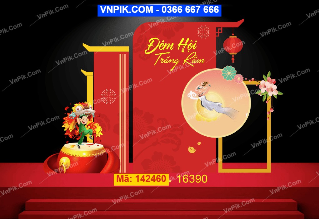 Market trang trí vui tết Trung Thu 2025 #15 file corel