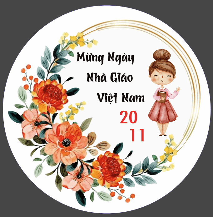 Market tròn Chúc mừng ngày nhà giáo VN 20-11 #2