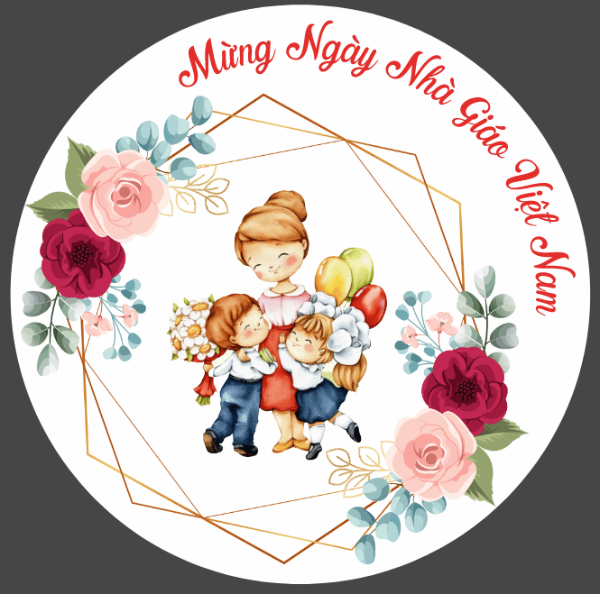 Market tròn Chúc mừng ngày nhà giáo VN 20-11 #3