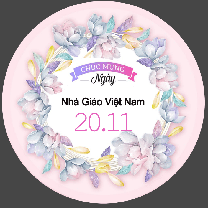 Market tròn Chúc mừng ngày nhà giáo VN 20-11 #4