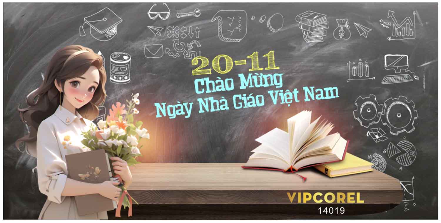 file corel 20-11 chào mừng ngày nhà giáo Việt Nam