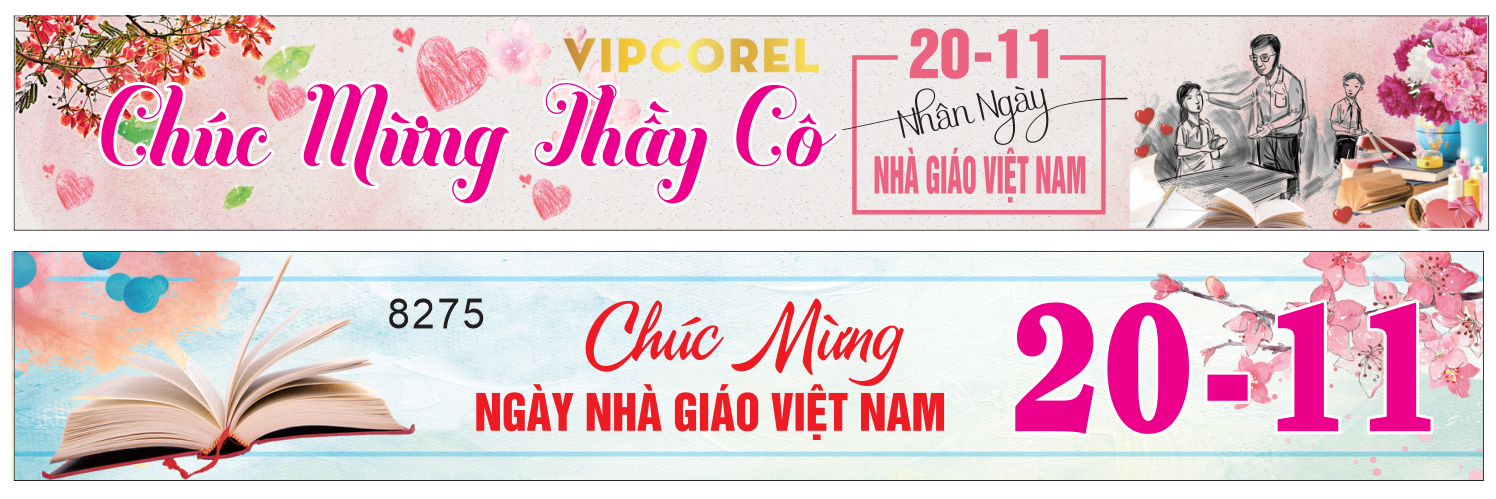 Băng rôn kỷ niệm ngày nhà giáo Việt Nam 20-11 #2