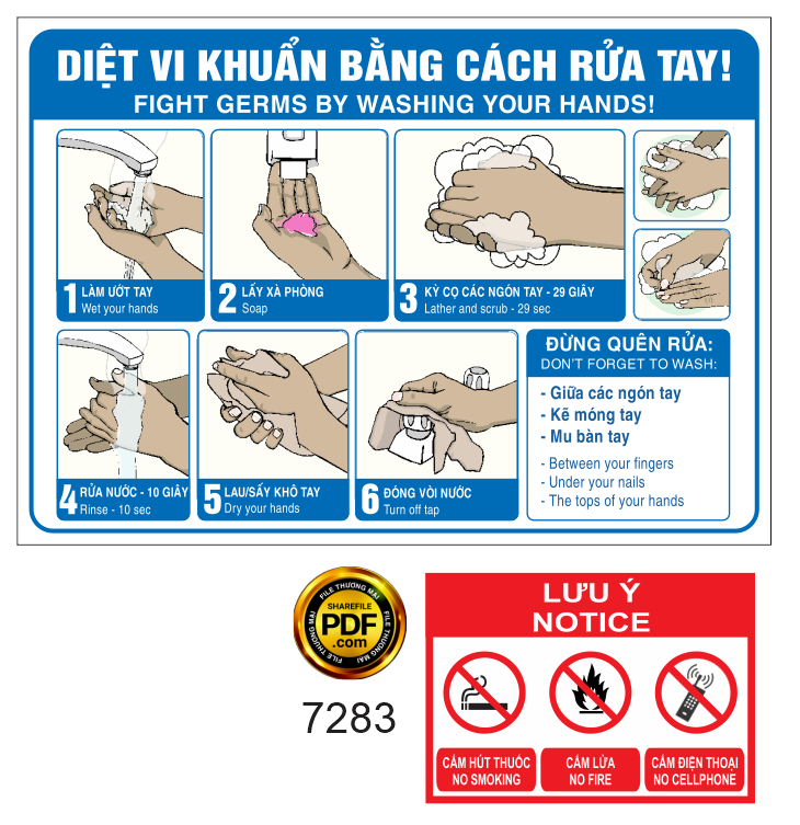 diệt vi khuẩn bằng cách rửa tay file corel