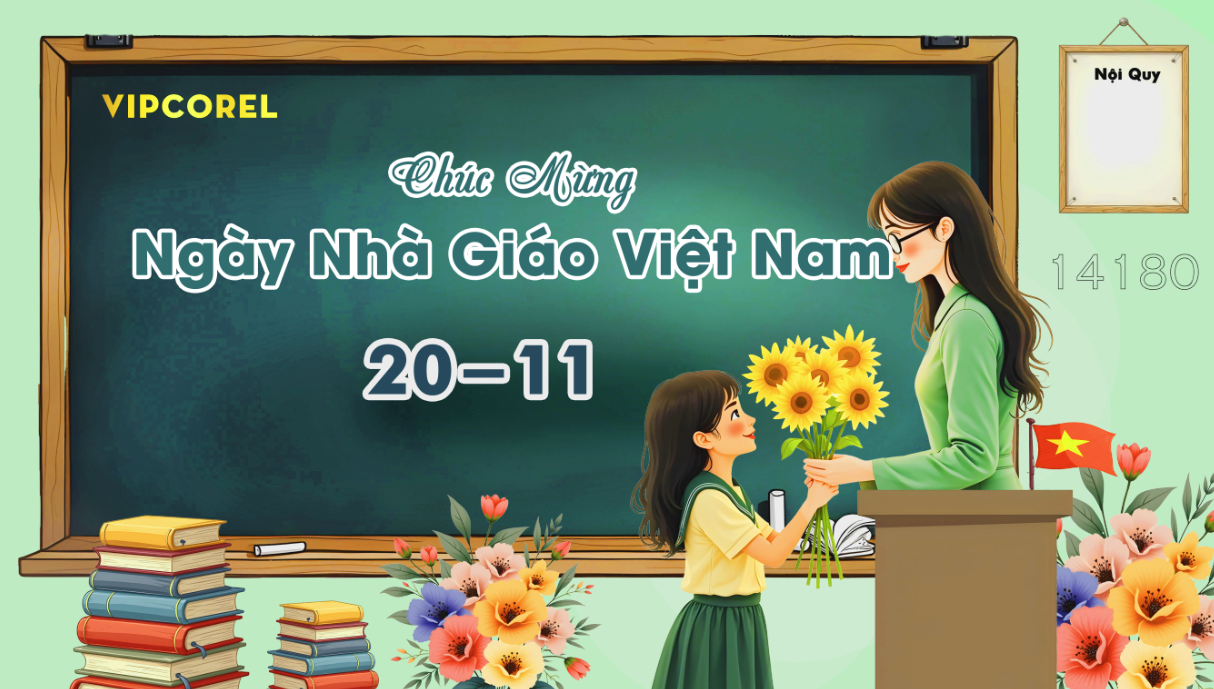 Phông nền ngày nhà giáo Việt Nam 20-11 file PSD #8