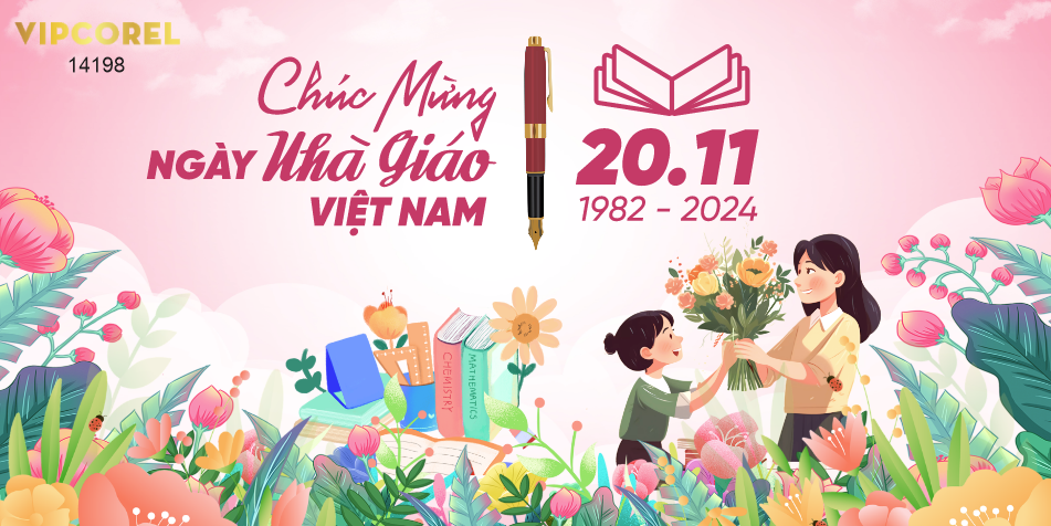Mẫu mới market mừng ngày 20/11 file corel #3