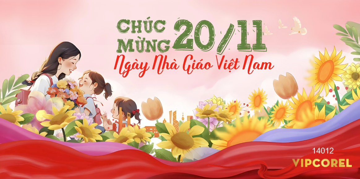 File corel chúc mừng ngày nhà giáo Việt Nam 20-11