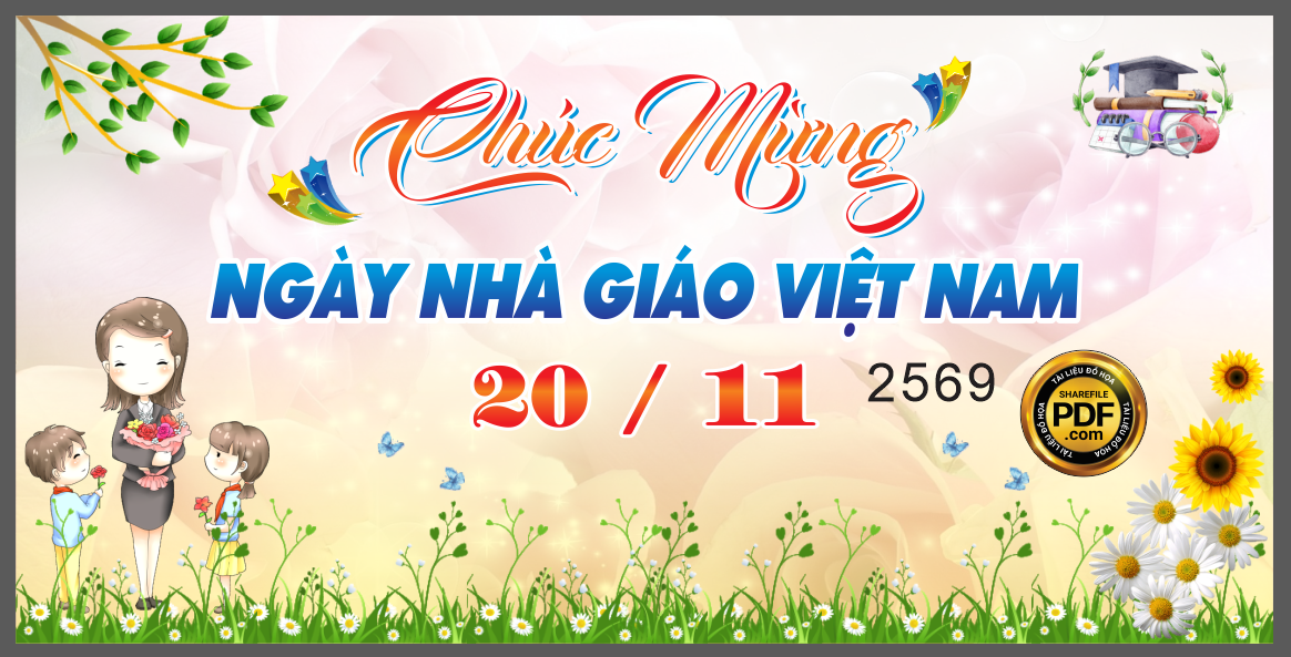 Market chúc mừng ngày nhà giáo Việt Nam 20/11 file CDR