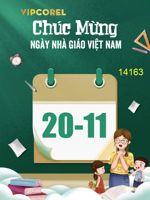 Poster mừng ngày nhà giáo Việt Nam 20-11 #7 file corel