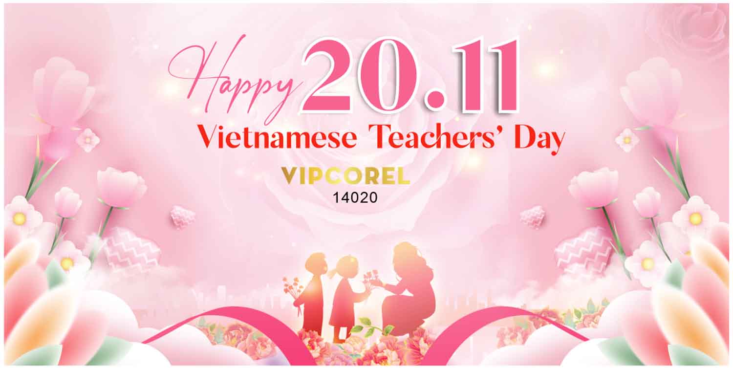 File corel Happy 20.11 Vietnamese Teachers’ Day