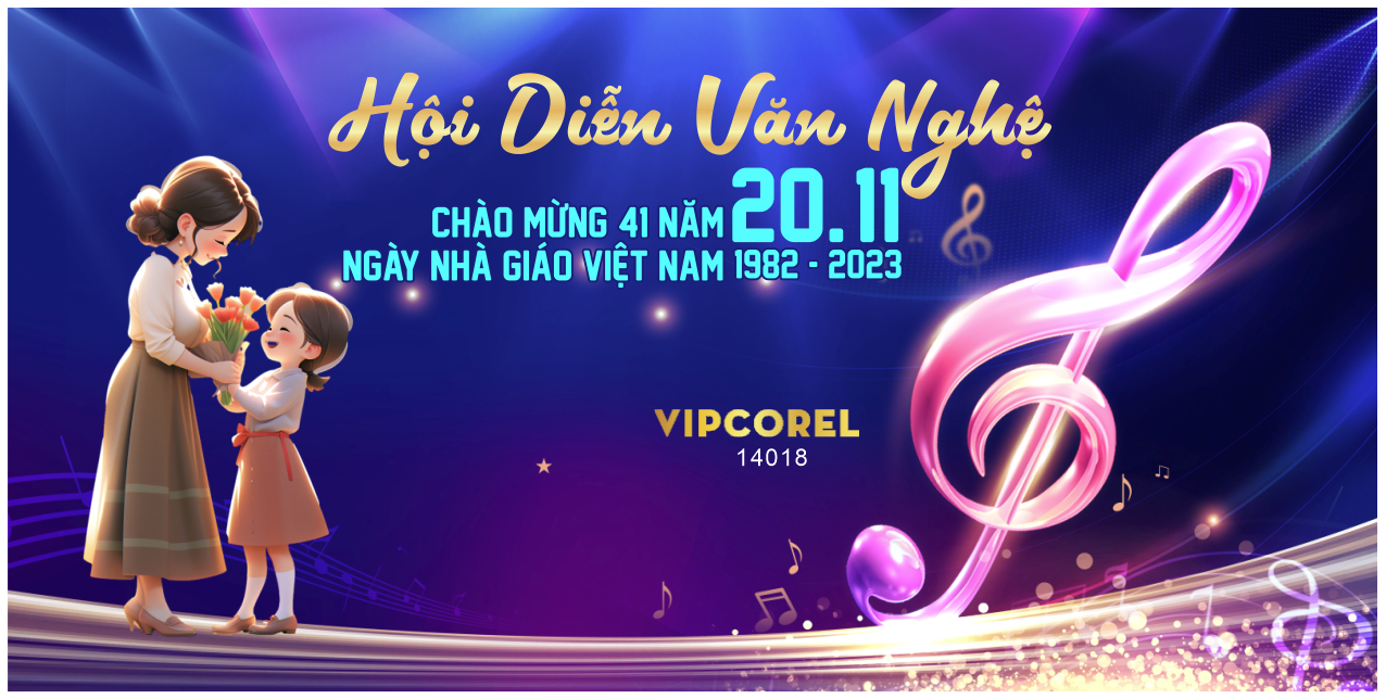 Hội diễn văn nghệ ngày nhà giáo Việt Nam 20-11 corel