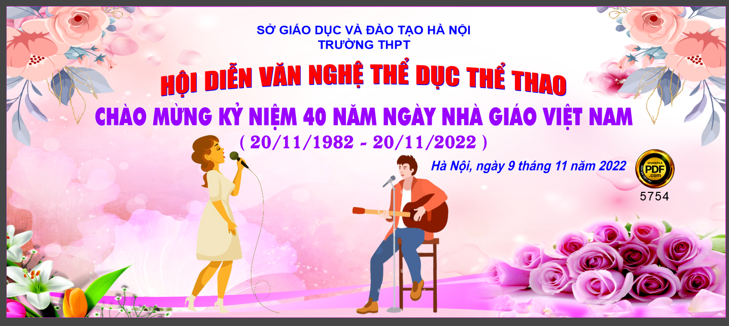 Hội diễn văn nghệ thể dục thể thao chào mừng ngày 20/11