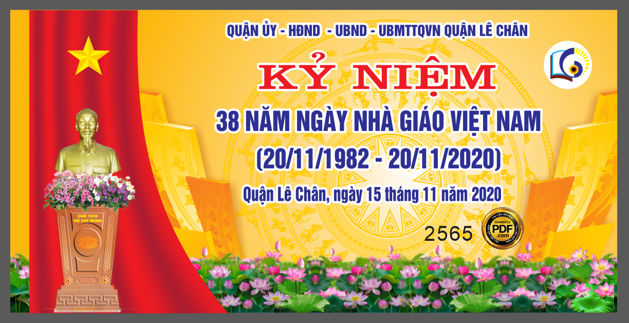 Market kỷ niệm 38 năm ngày nhà giáo Việt Nam 20/11 file CDR